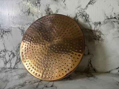 Luxury Hammered Copper Rainfall Shower Head