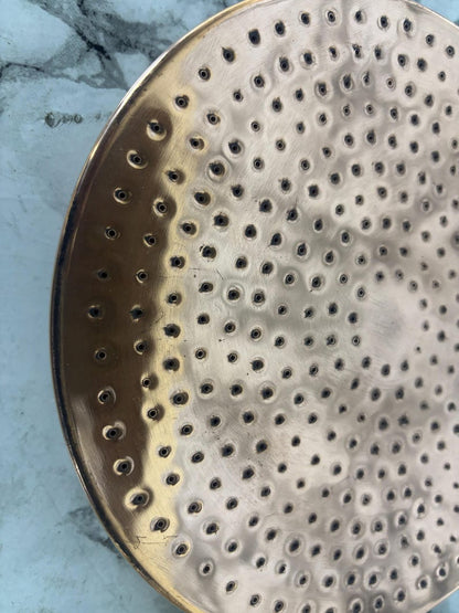 Luxury Hammered Copper Rainfall Shower Head