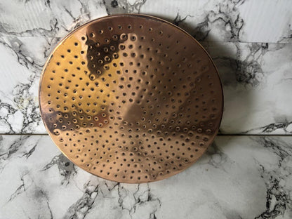Luxury Hammered Copper Rainfall Shower Head