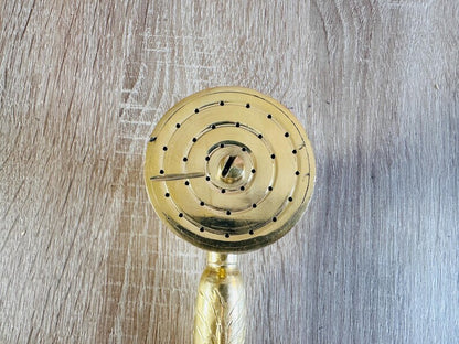 Luxury Engraved Brass Handheld Shower Head