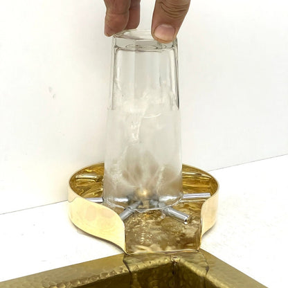 Luxury Polished Brass Glass Rinser for Kitchen Sinks