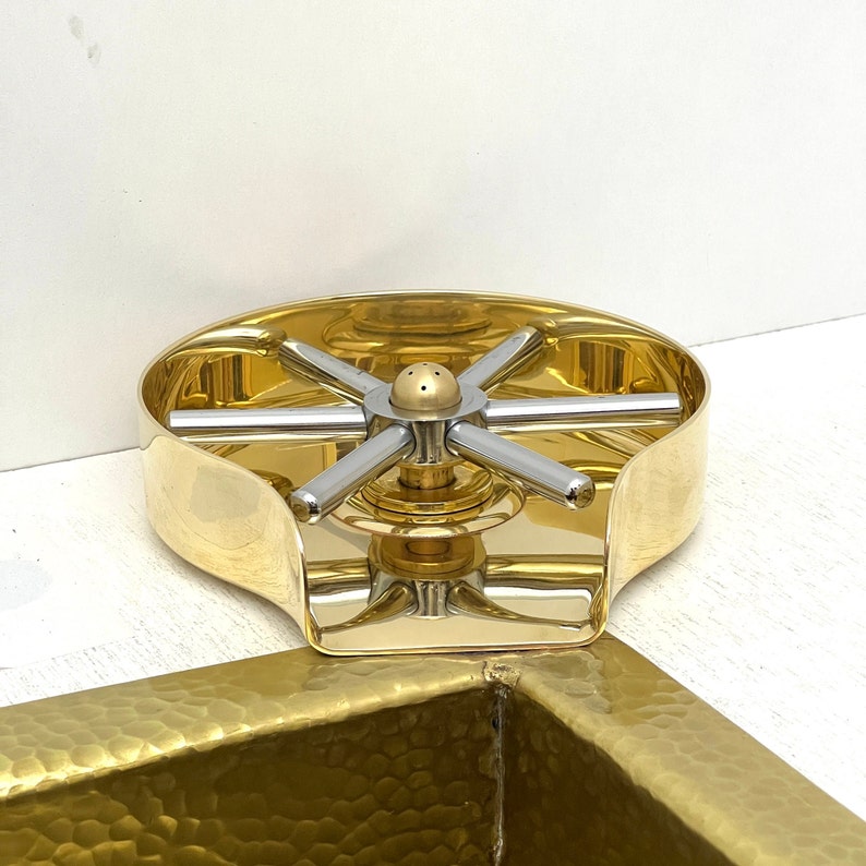 Luxury Polished Brass Glass Rinser for Kitchen Sinks