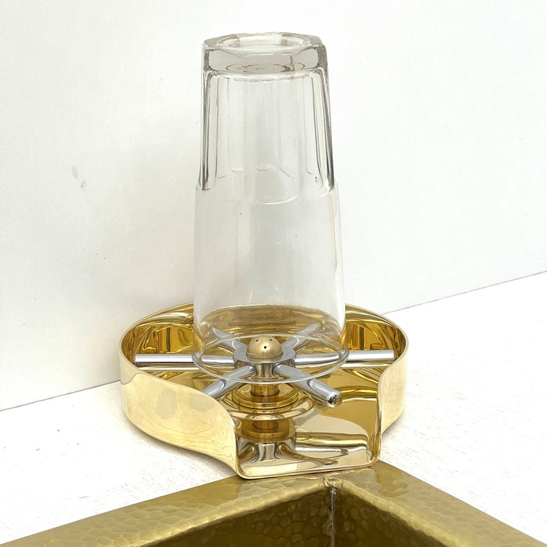 Luxury Polished Brass Glass Rinser for Kitchen Sinks