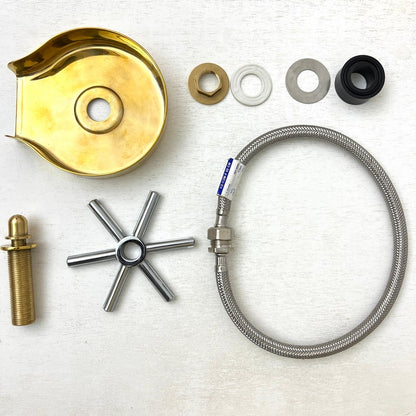Luxury Polished Brass Glass Rinser for Kitchen Sinks