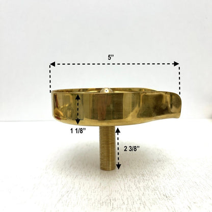 Luxury Polished Brass Glass Rinser for Kitchen Sinks