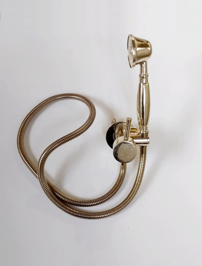 Elite Polished Brass Integrated Shower Mixer