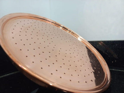 Hammered Copper Rain Shower Head