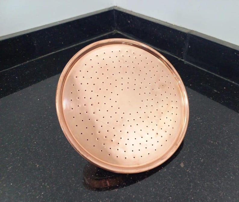 Hammered Copper Rain Shower Head