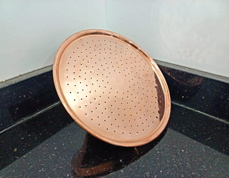 Hammered Copper Rain Shower Head