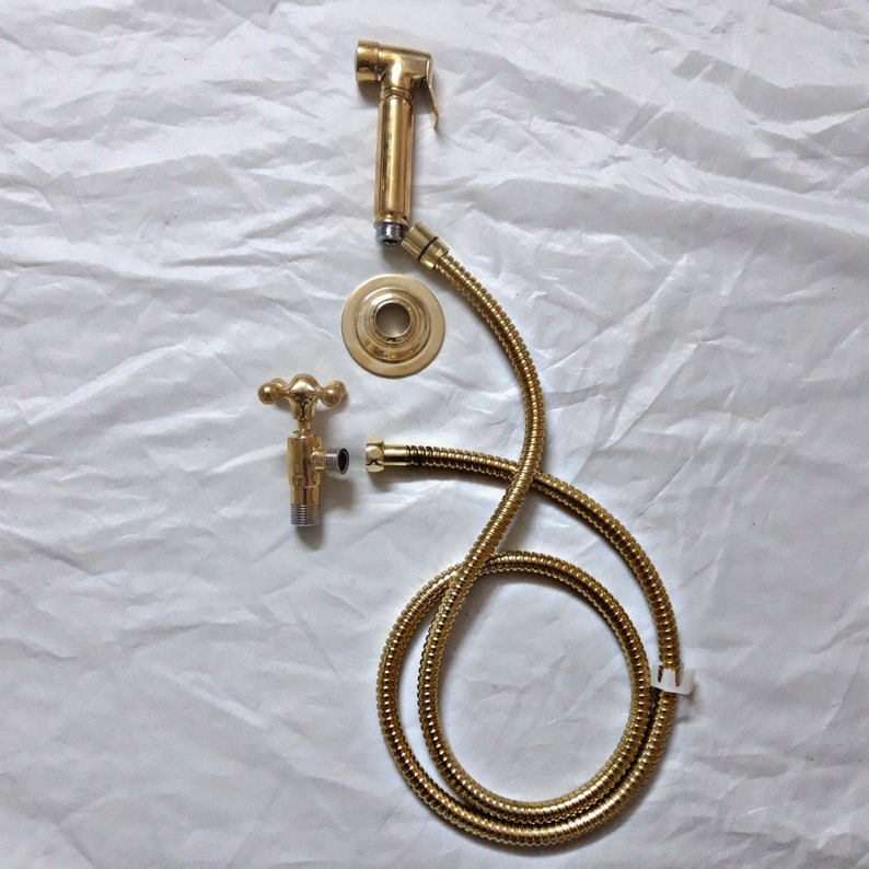 Tall Unlacquered Brass Basin Mixer