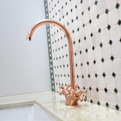 Polished Brass Kitchen Bridge Faucet