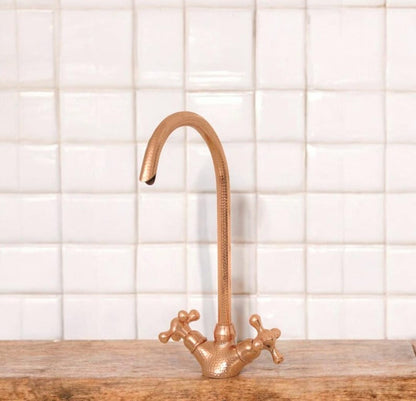 Polished Brass Kitchen Bridge Faucet