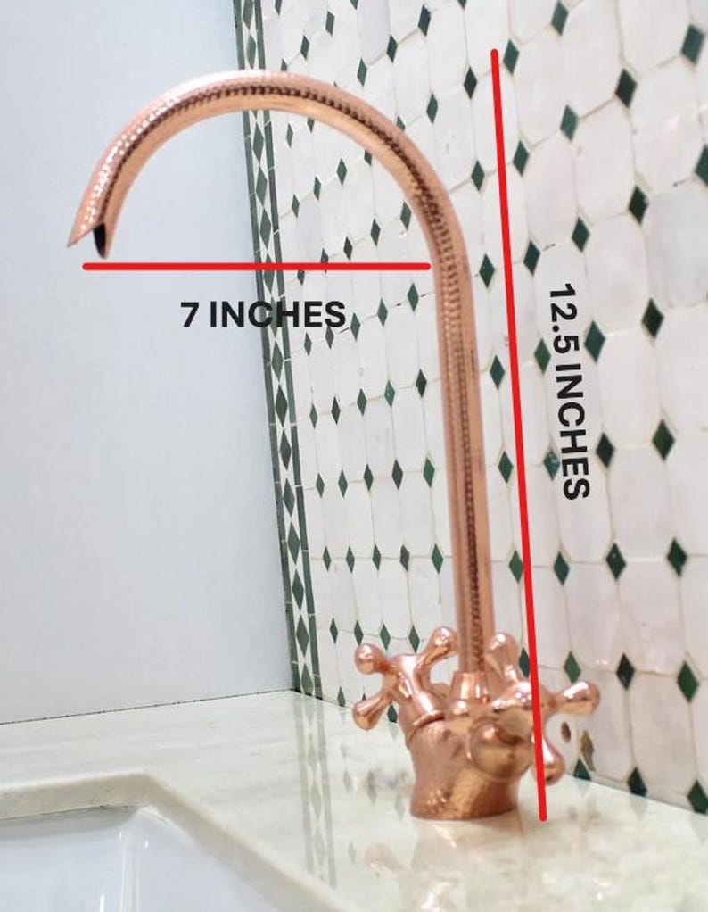 Polished Brass Kitchen Bridge Faucet