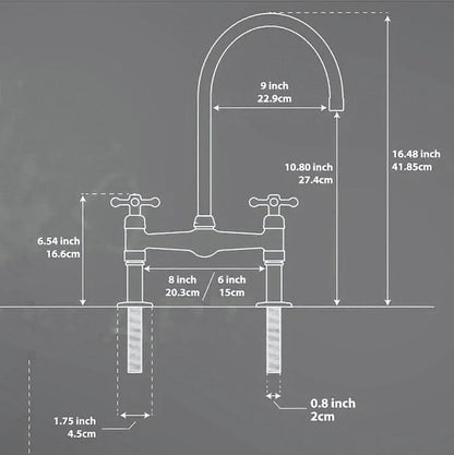 Unlacquered Brass Kitchen Faucet